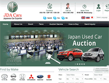 Tablet Screenshot of jdacars.com